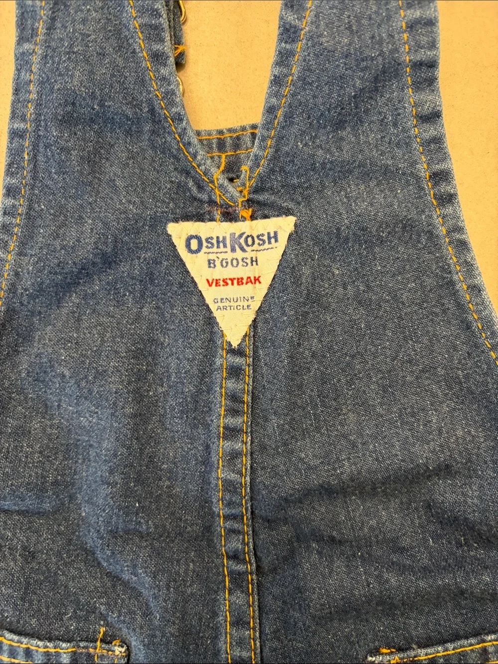 OshKosh B'gosh Classic Blue Denim Adjustable Overalls